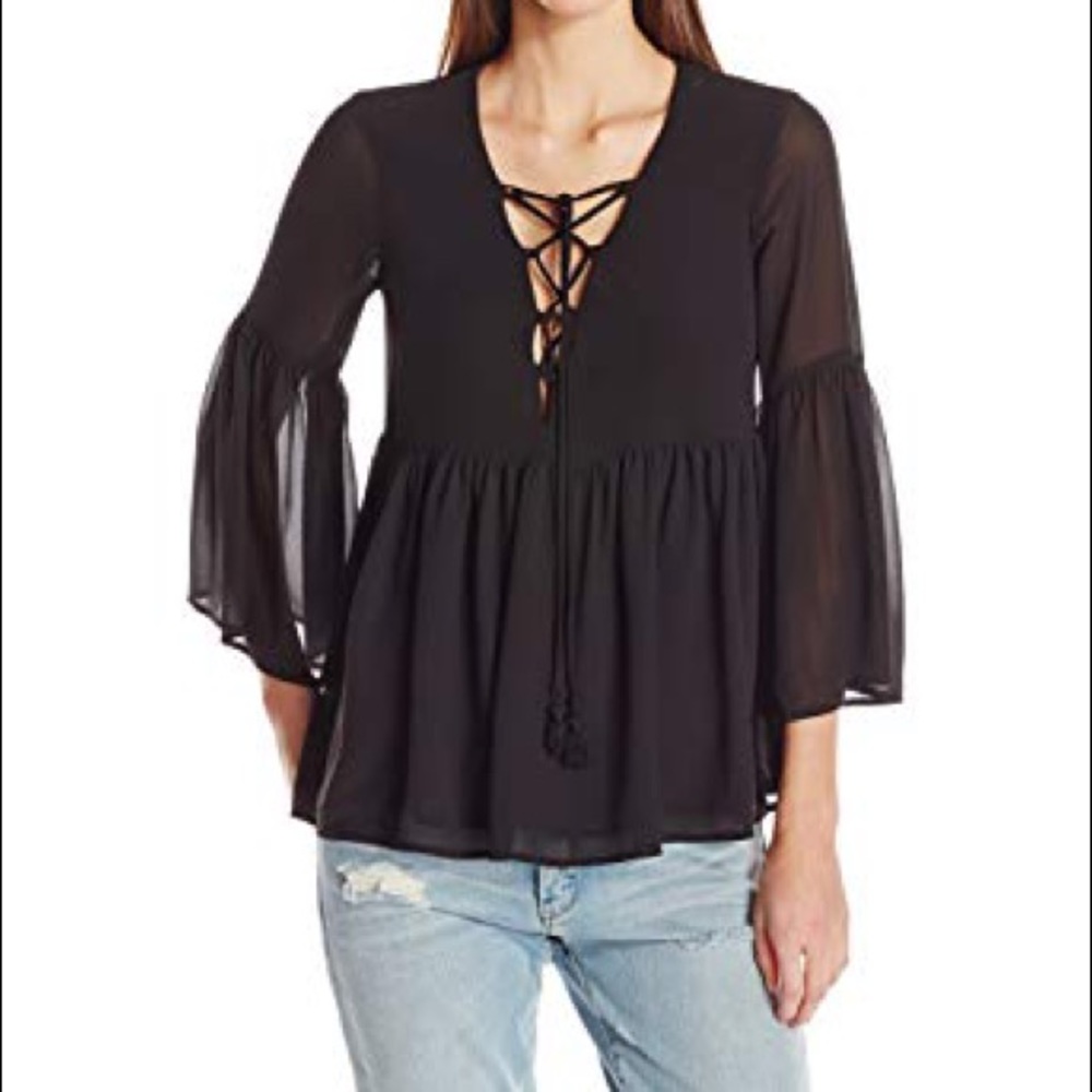 NWT Show Me Your Mumu Poet Tie Top Size XS